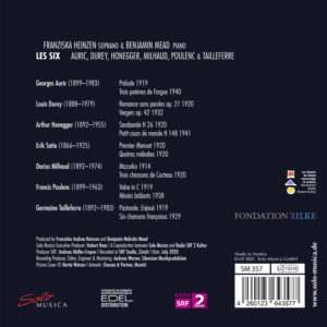 LES SIX, BACKCOVER, FRANZISKA HEINZEN & BENJAMIN MEAD